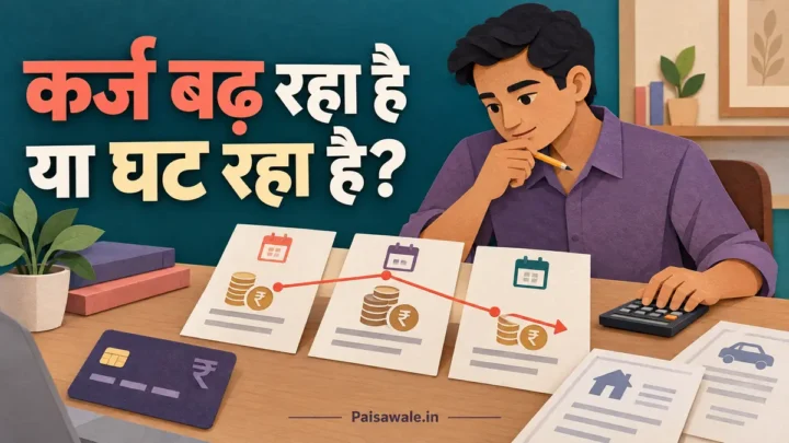 कर्ज बढ़ रहा है या घट रहा है, कैसे पता करें? तीन महीने का आसान हिसाब 2 तीन महीनों के रिकॉर्ड से कर्ज बढ़ने या घटने की दिशा देखते हुए व्यक्ति