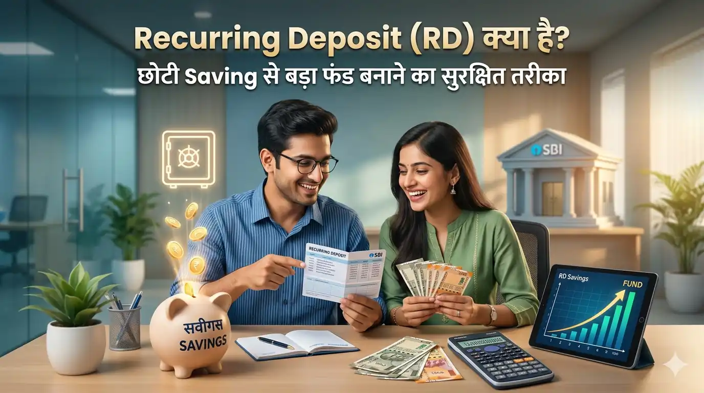 Read more about the article Recurring Deposit (RD) क्या है? सुरक्षित Saving का सबसे आसान फॉर्मूला