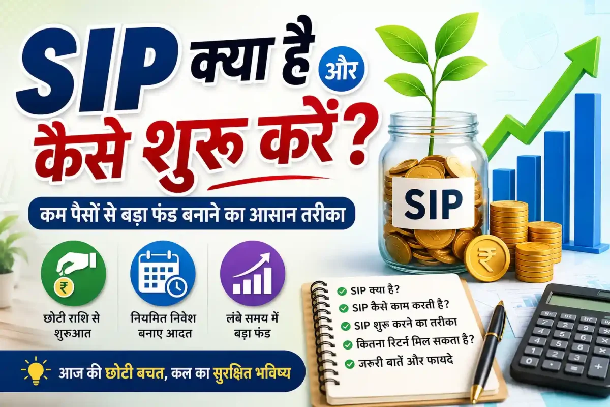 SIP क्या है और कैसे शुरू करें? कम पैसों से बड़ा फंड बनाने का आसान तरीका