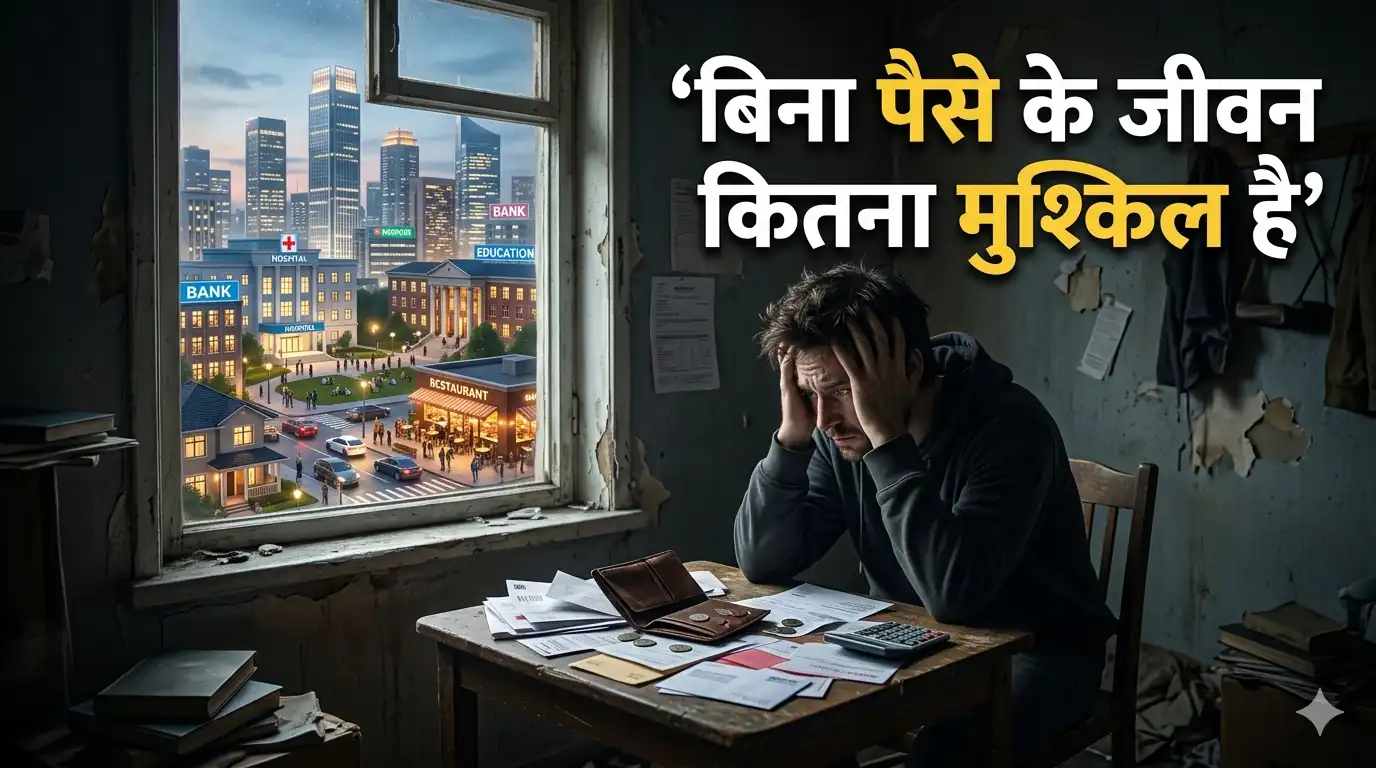 You are currently viewing बिना पैसे के जीवन जीना कितना मुश्किल है? सच्चाई जो हर इंसान को जाननी चाहिए